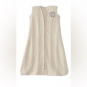 Halo Baby👶🏻SleepSack Cotton Cable Knit Sweater Wearable Blanket Sz S